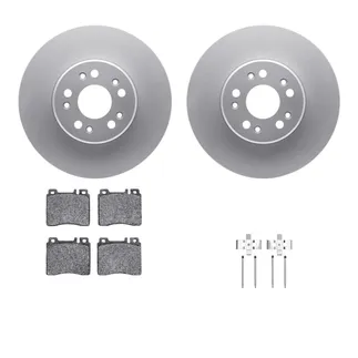 R1 Concepts WDWH1-63014 Brake Rotor- Carbon Coated W/ Ceramic Pads & Hdw